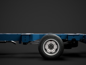 renault master singlecab dw e20 chassis 2010 3D Модель