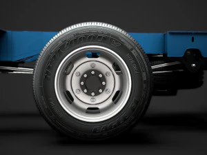 renault master singlecab dw e20 chassis 2010 3D Model