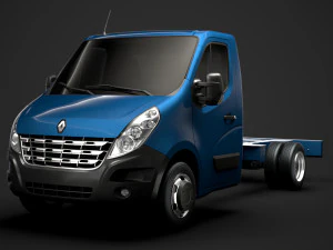 renault master singlecab dw e20 chassis 2010 3D Model