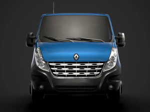 renault master singlecab dw e20 chassis 2010 3D Model