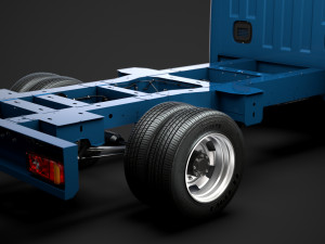 renault master singlecab dw e20 chassis 2010 3D Модель