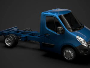 renault master singlecab dw e20 chassis 2010 3D Model