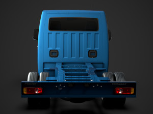 renault master singlecab dw e20 chassis 2010 3D Модель