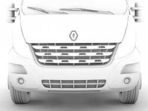 renault master singlecab dw e20 chassis 2010 3D Модель