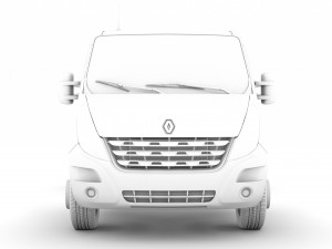 renault master singlecab dw e20 chassis 2010 3D Модель