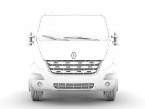 renault master singlecab dw e20 chassis 2010 3D Model