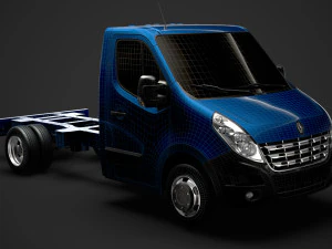 renault master singlecab dw e20 chassis 2010 3D Model