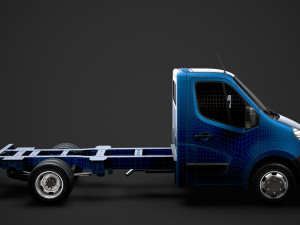 renault master singlecab dw e20 chassis 2010 3D Модель