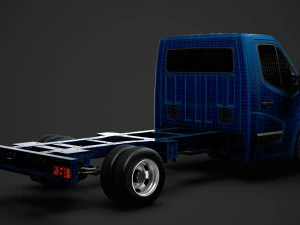 renault master singlecab dw e20 chassis 2010 3D Model