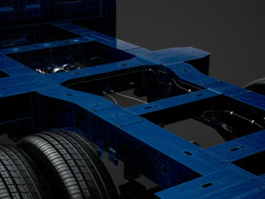 renault master singlecab dw e20 chassis 2010 3D Model