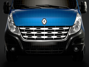 renault master singlecab dw e20 chassis 2010 3D Модель