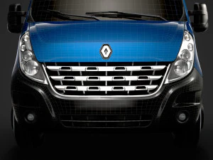 renault master singlecab dw e20 chassis 2010 3D Model