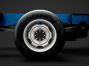 renault master singlecab dw e20 chassis 2010 3D Model