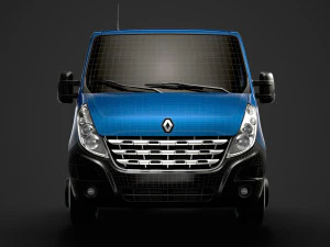 renault master singlecab dw e20 chassis 2010 3D Model