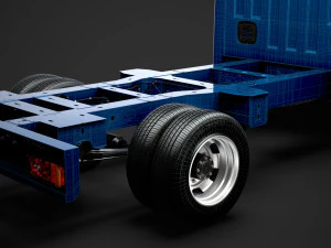 renault master singlecab dw e20 chassis 2010 3D Model