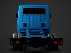 renault master singlecab dw e20 chassis 2010 3D Модель