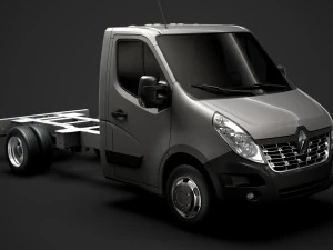 chassi renault master singlecab dw e20 2014 Modelo 3D