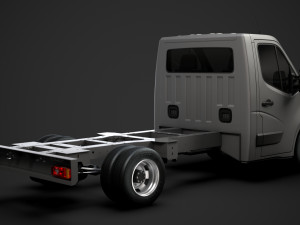 renault master singlecab dw e20 chassis 2014 Model 3D