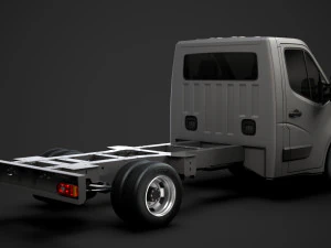 renault master singlecab dw e20 chassis 2014 3D Model