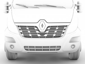 renault master singlecab dw e20 chassis 2014 Model 3D