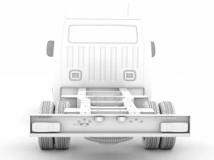 renault master singlecab dw e20 chassis 2014 3D Model