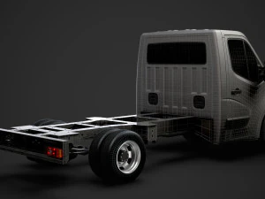 renault master singlecab dw e20 chassis 2014 3D Model