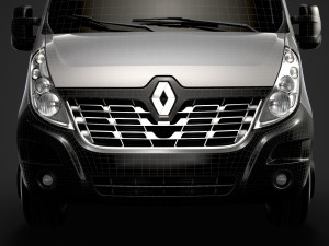 renault master singlecab dw e20 chassis 2014 Model 3D