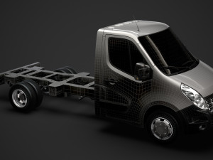 renault master singlecab dw e20 chassis 2014 Model 3D