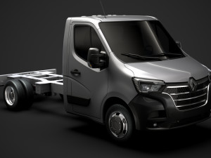 renault master singlecab dw e20 chassis 2020 3D Model