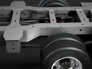 renault master singlecab dw e20 chassis 2020 Model 3D