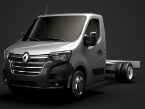 renault master singlecab dw e20 chassis 2020 Model 3D