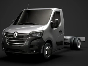 renault master singlecab dw e20 chassis 2020 3D Model