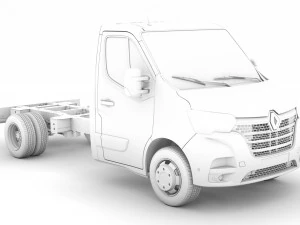 renault master singlecab dw e20 chassis 2020 3D Model