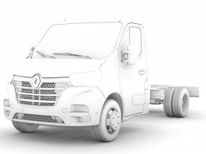 renault master singlecab dw e20 chassis 2020 3D Model