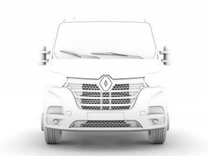 renault master singlecab dw e20 chassis 2020 3D Model