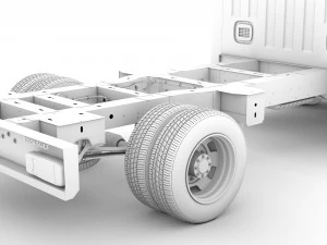 renault master singlecab dw e20 chassis 2020 3D Model