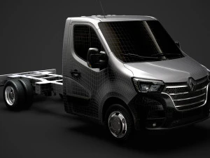 renault master singlecab dw e20 chassis 2020 3D Model