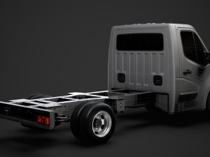 renault master singlecab dw e20 chassis 2020 Model 3D