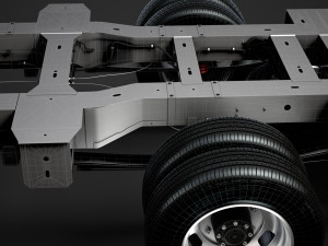renault master singlecab dw e20 chassis 2020 Model 3D