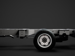 renault master singlecab dw e20 chassis 2020 Model 3D