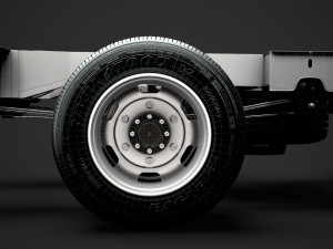 renault master singlecab dw e20 chassis 2020 Model 3D