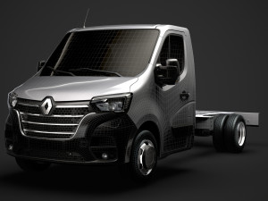 renault master singlecab dw e20 chassis 2020 Model 3D