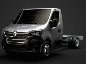 renault master singlecab dw e20 chassis 2020 3D Model
