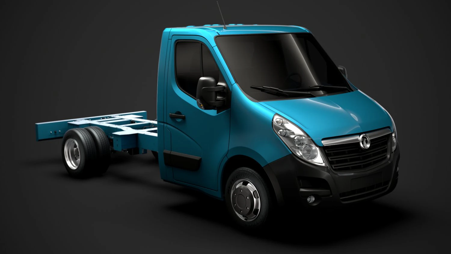 vauxhall movano singlecab dw e20 chassis 2014 3D Model .c4d .max .obj .3ds .fbx .stl .blend 