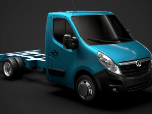 Opel Movano cabina singola dw e20 telaio 2014 Modello 3D