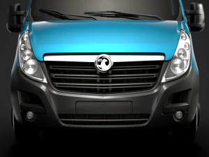 vauxhall movano singlecab dw e20 chassis 2014 3D Model