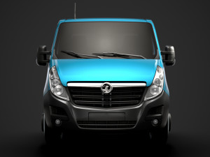 vauxhall movano singlecab dw e20 chassis 2014 Modelo 3D