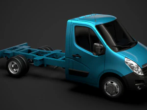 vauxhall movano singlecab dw e20 chassis 2014 3D Model