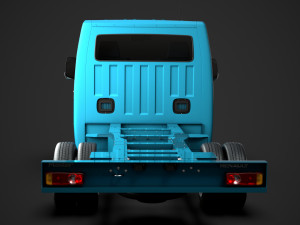 vauxhall movano singlecab dw e20 chassis 2014 Modelo 3D
