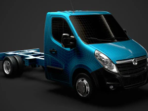 vauxhall movano singlecab dw e20 chassis 2014 3D Model